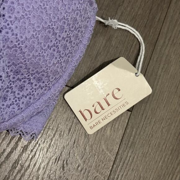 Bare The Push-Up Without Padding Bra 30G Lavender NWT - Picture 6 of 6